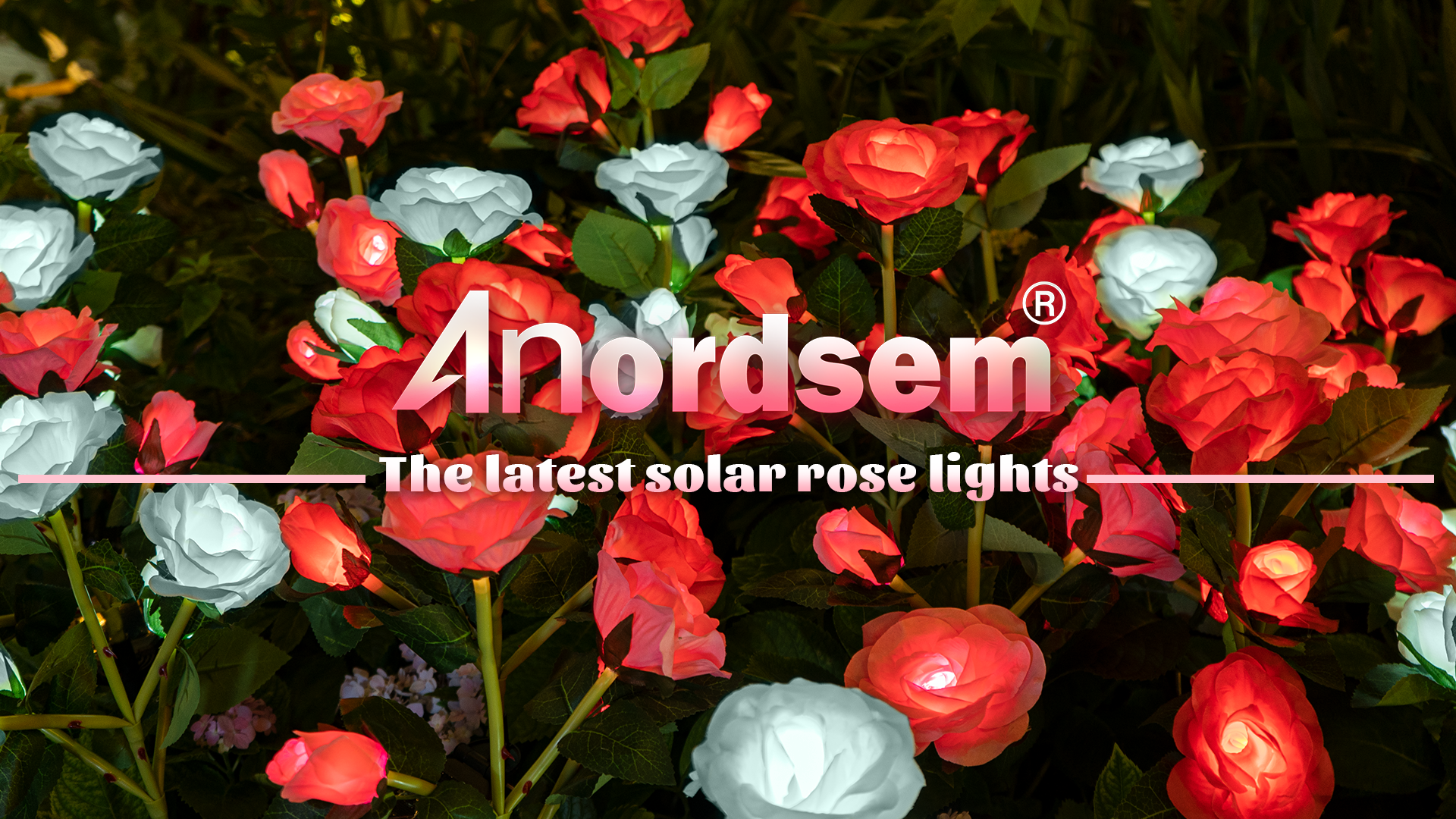 Solar Garden Lights Outdoor: 5 Realistic Artificial Red